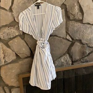 Super cute striped wrap dress
